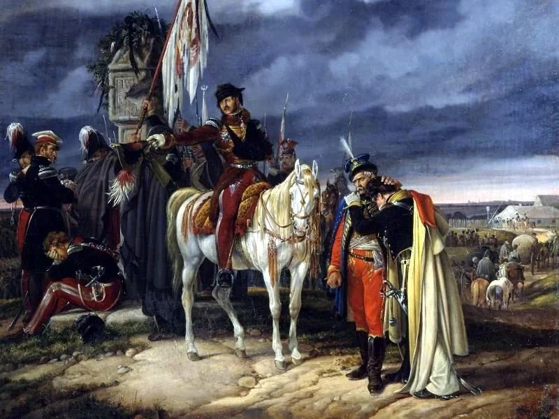1799-Dietrich Monten - L'addio dei polacchi alla loro patria nel 1831